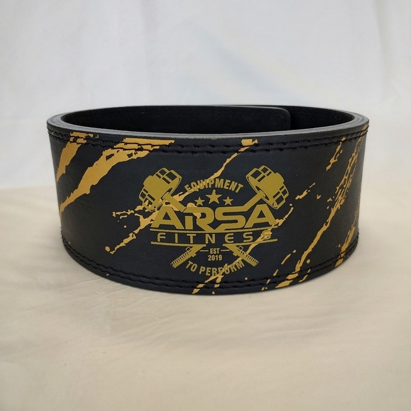 Arsa Fitness Weightlifting Adjustable Leather Belt XS - Picture 2 of 11
